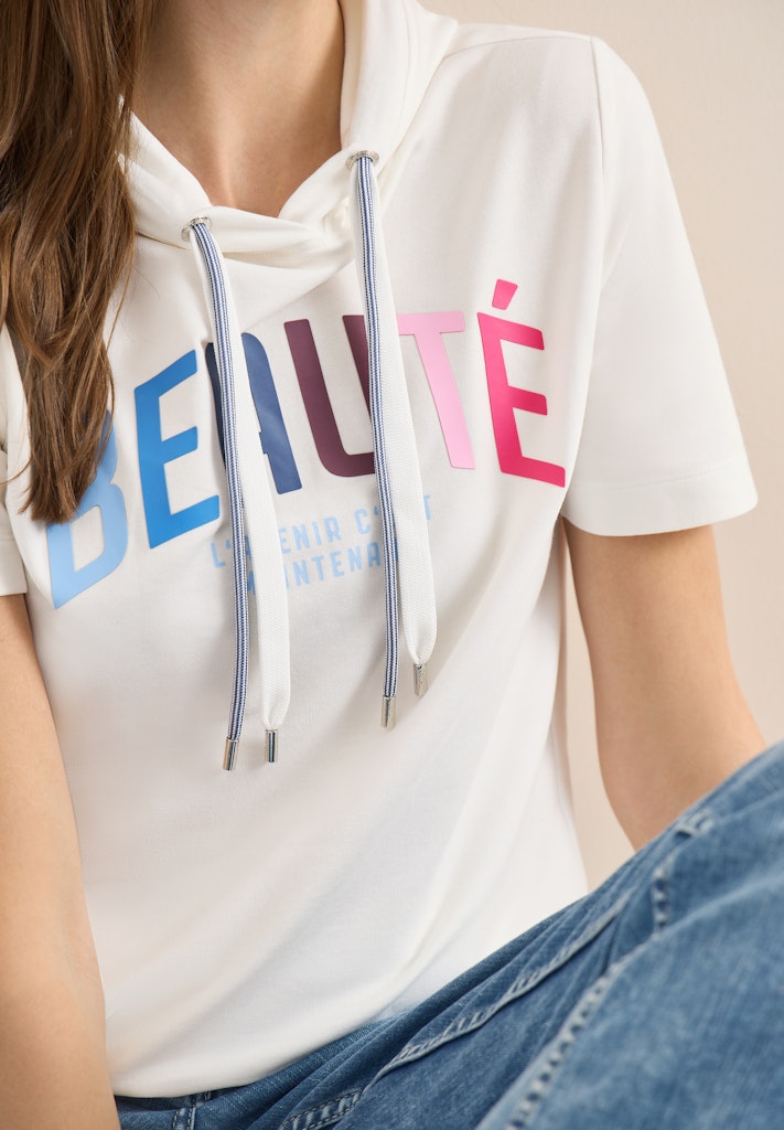 Cecil Damen T-Shirts Vanilla W