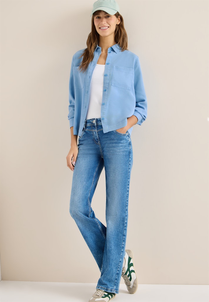 Cecil Damen Blusen Cloud Blu