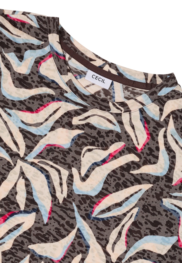 Cecil Damen T-Shirts  Macchiato