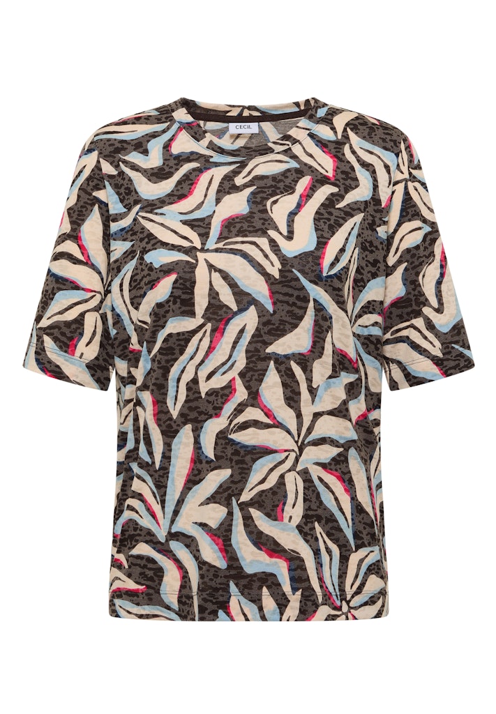 Cecil Damen T-Shirts  Macchiato