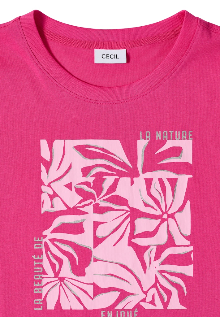 Cecil Damen T-Shirts  Beetroot