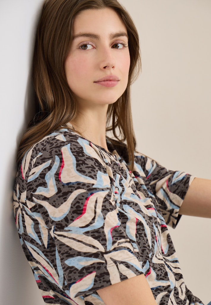 Cecil Damen T-Shirts Macchiato
