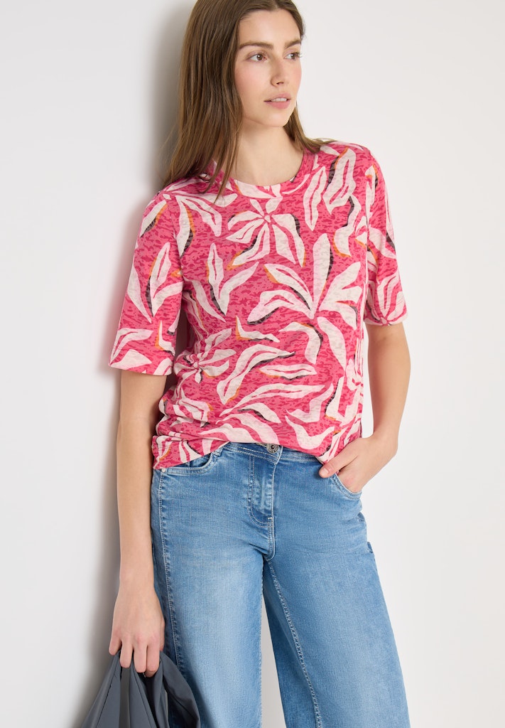 Cecil Damen T-Shirts  Beetroot