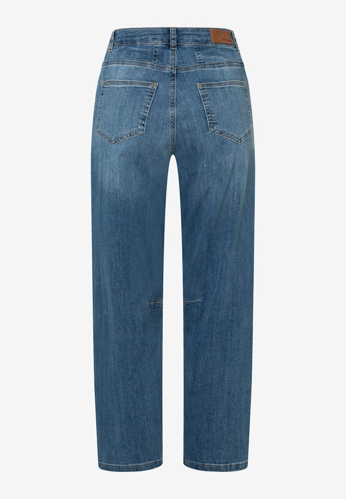 More & More Damen Jeans Middle Blu