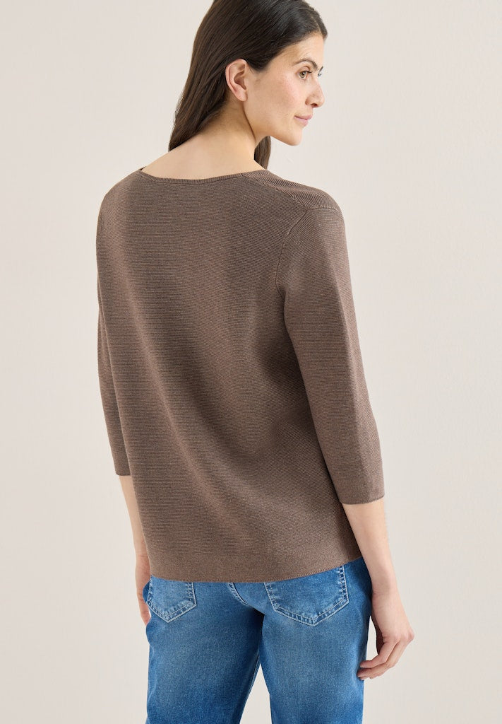 Cecil Damen Pullover  Coffee Ta