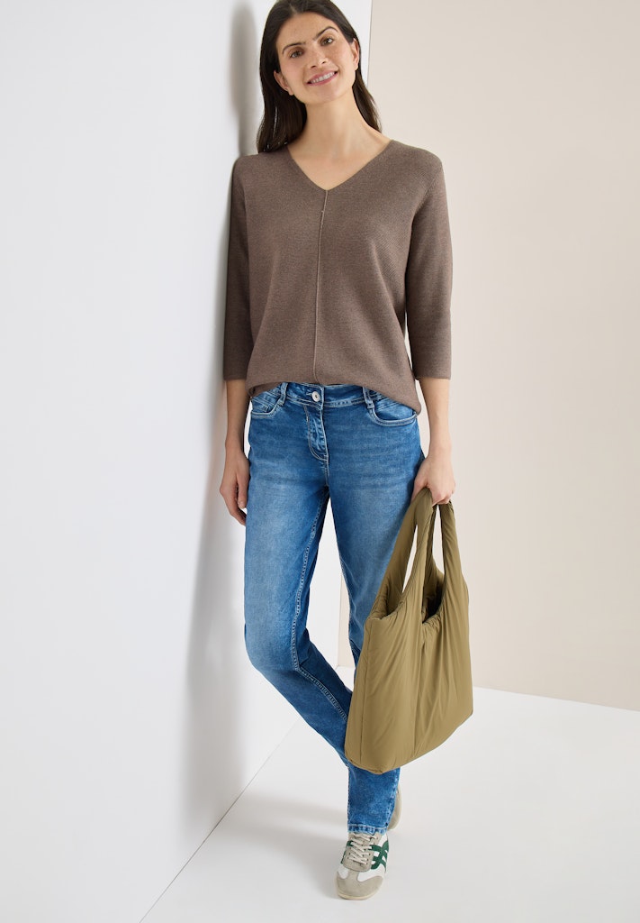 Cecil Damen Pullover Coffee Ta