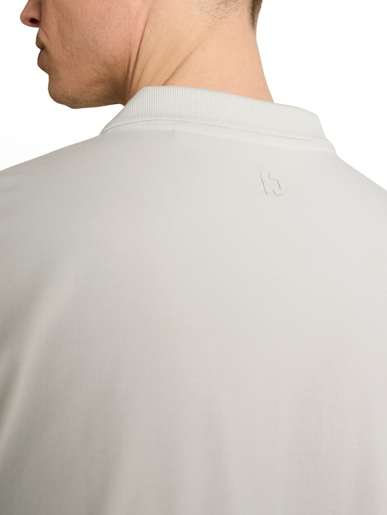 Tom Tailor denim Herren Polo-Shirts Greyish White