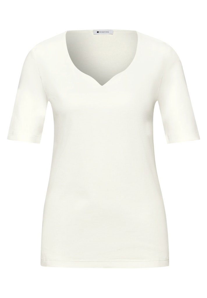 Street One Damen T-Shirts  Off White