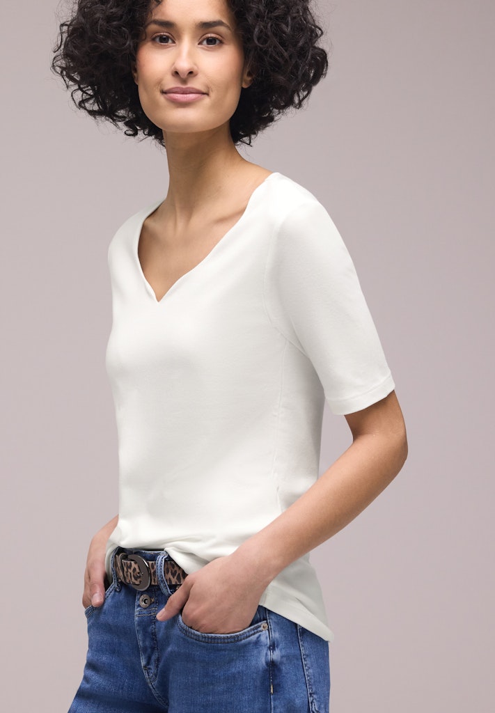 Street One Damen T-Shirts  Off White