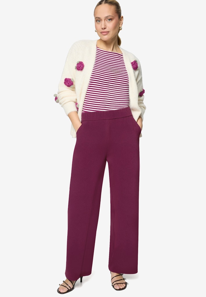 Zero Damen Hosen Magenta Purple