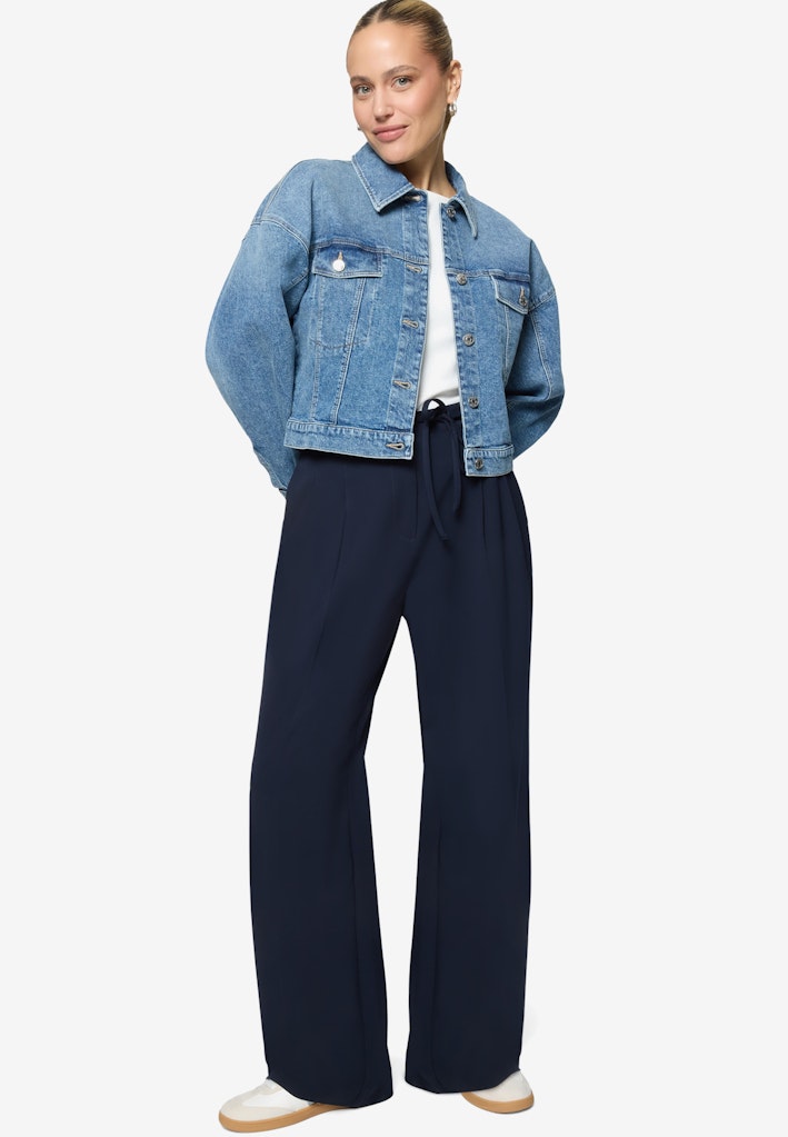Zero Damen Blazer Middle Blue Den