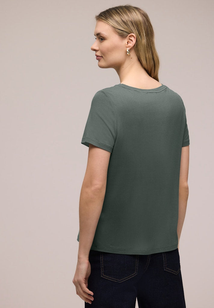 Street One Damen T-Shirts  Cilantro
