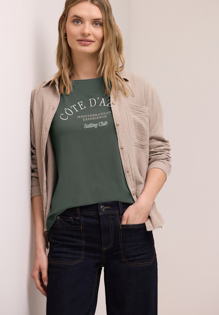 Street One Damen T-Shirts Cilantro
