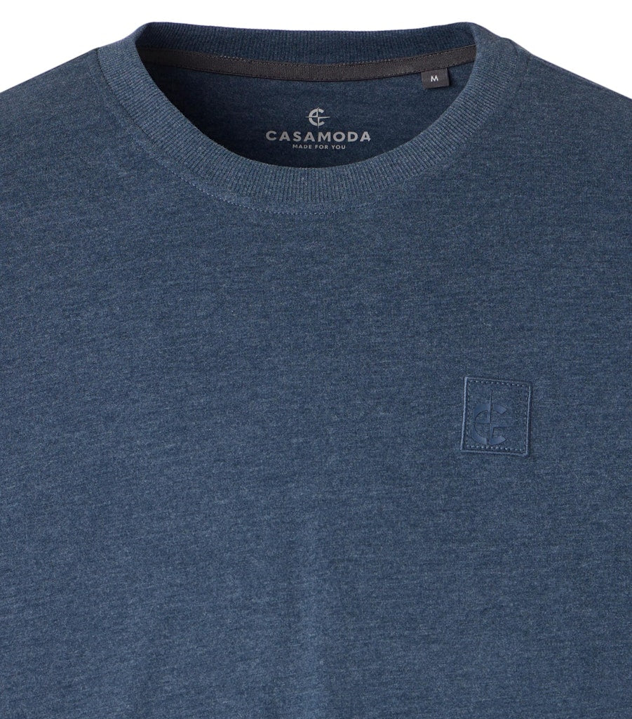 Casa Moda Herren T-Shirts kurz Blau