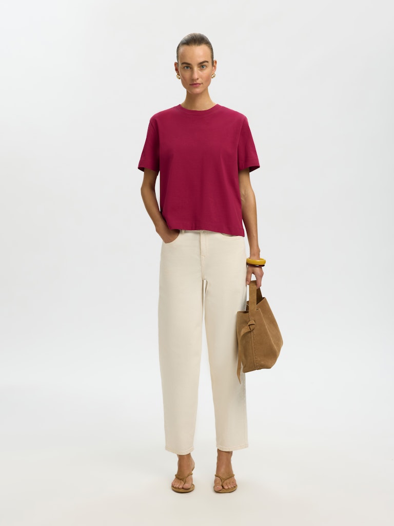 Selected Femme Damen T-Shirts Anemone