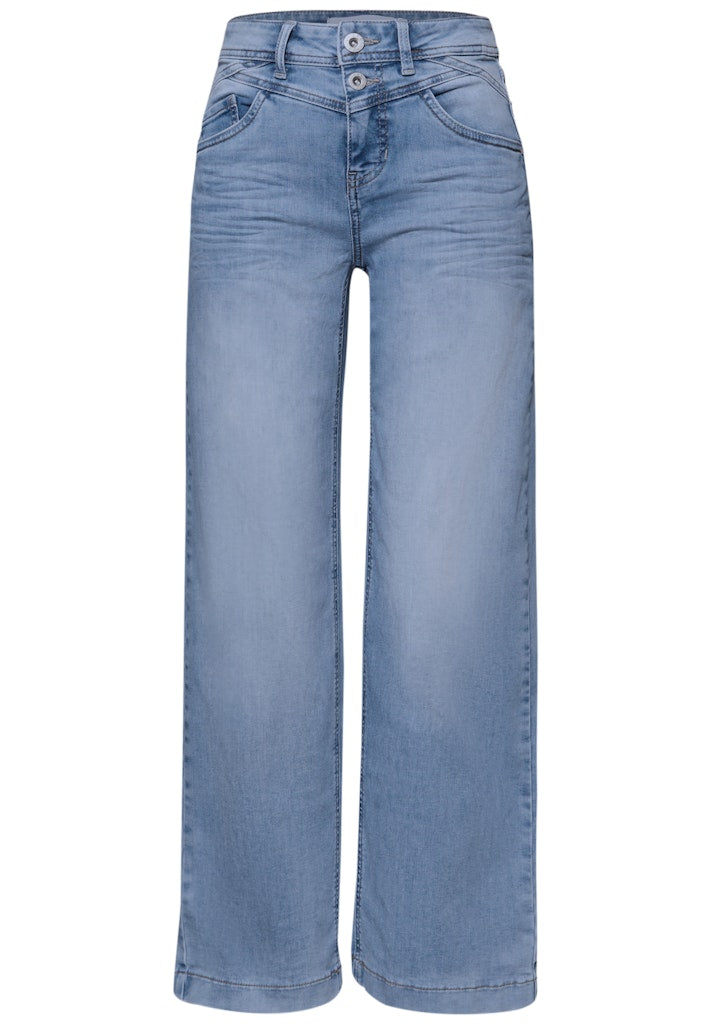 Street One Damen Hosen Light Blu