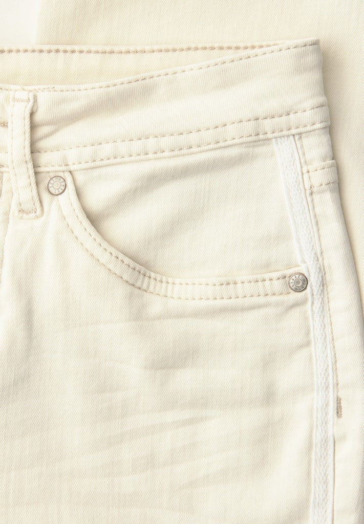 Street One Damen Hosen  Ecru Soft