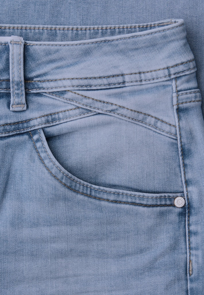 Street One Damen Hosen Light Blu