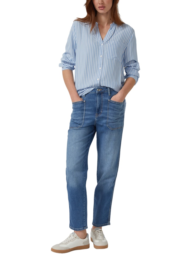 S. Oliver red Damen Jeans Blue