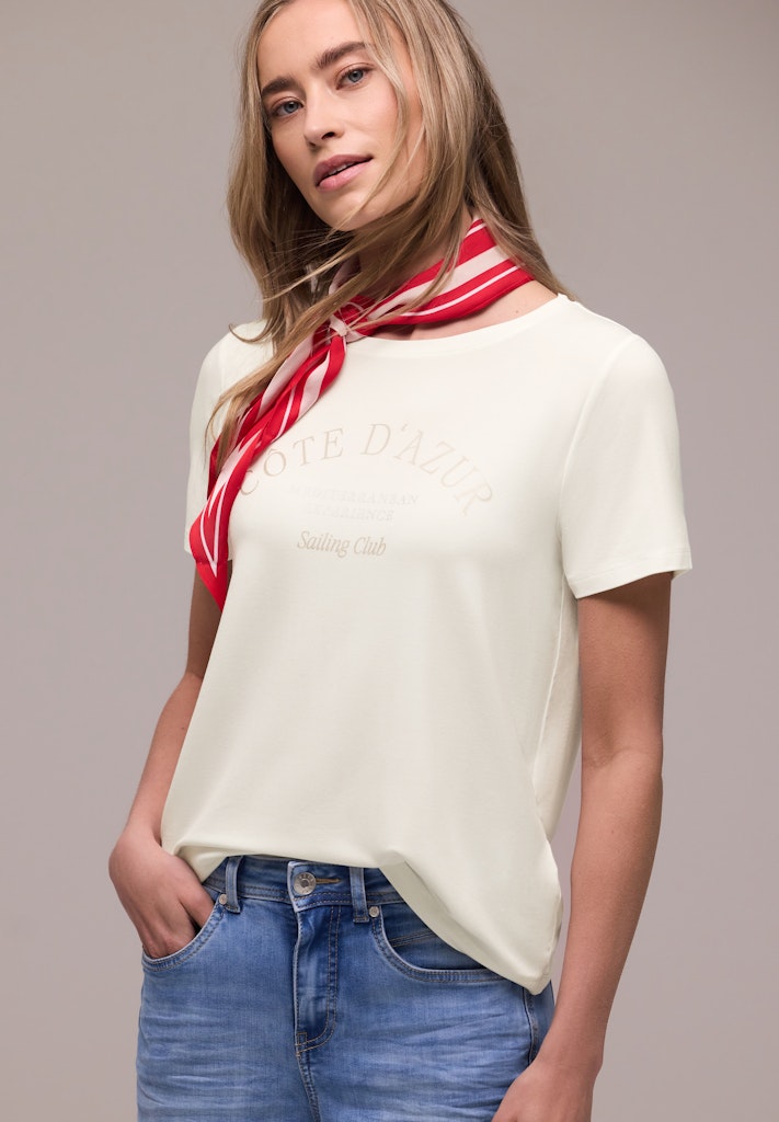 Street One Damen T-Shirts Off White