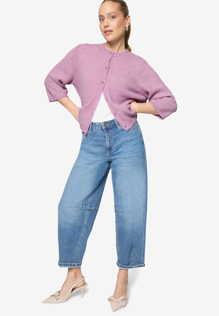 Zero Damen Strickjacken Lilac Melange