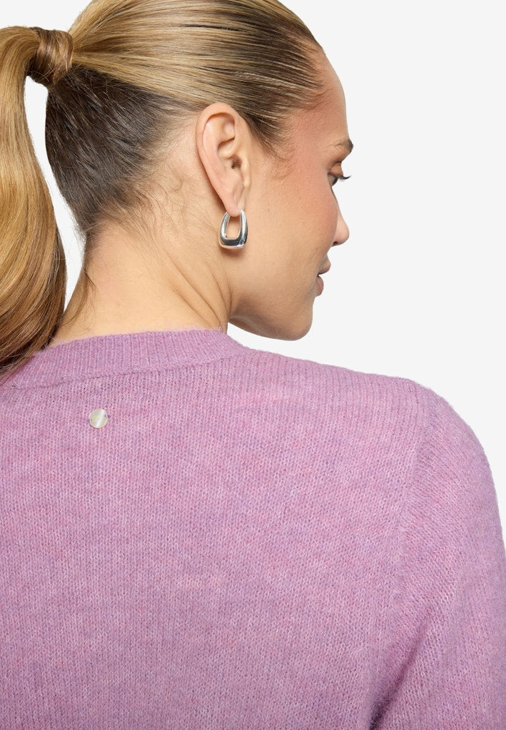 Zero Damen Strickjacken Lilac Melange