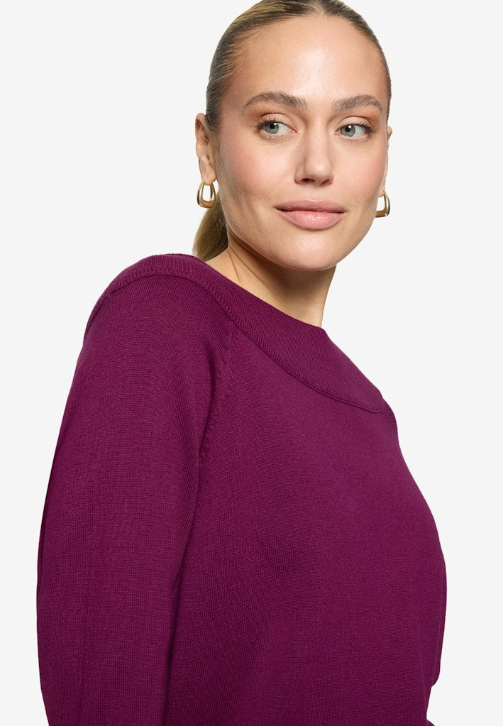Zero Damen Pullover Magenta Purple