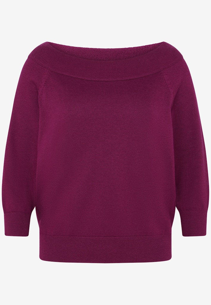 Zero Damen Pullover Magenta Purple