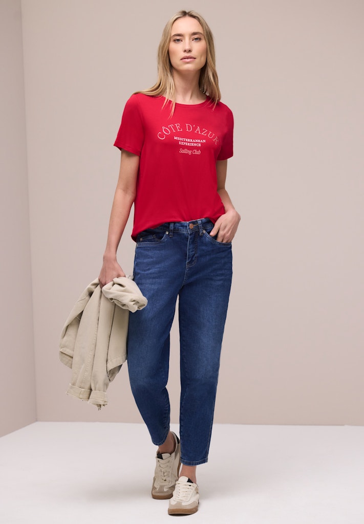Street One Damen T-Shirts  Salsa Red
