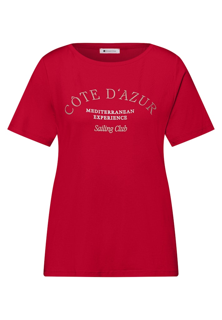 Street One Damen T-Shirts  Salsa Red
