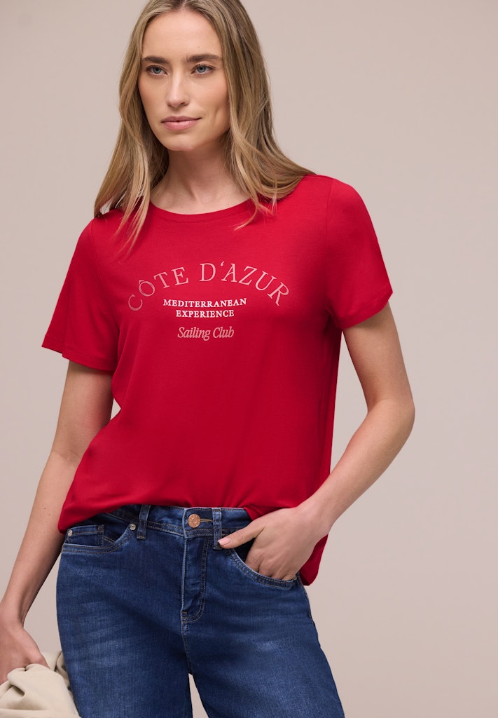 Street One Damen T-Shirts Salsa Red