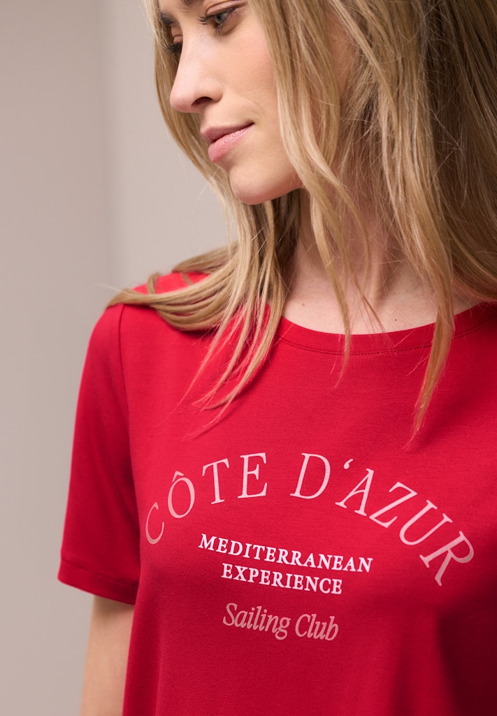 Street One Damen T-Shirts Salsa Red