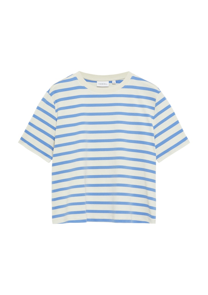 Comma Damen T-Shirts Blue