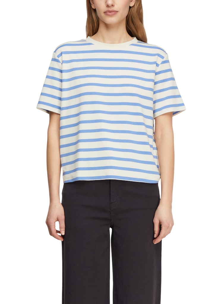 Comma Damen T-Shirts Blue