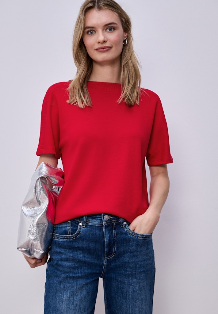 Street One Damen T-Shirts  Salsa Red
