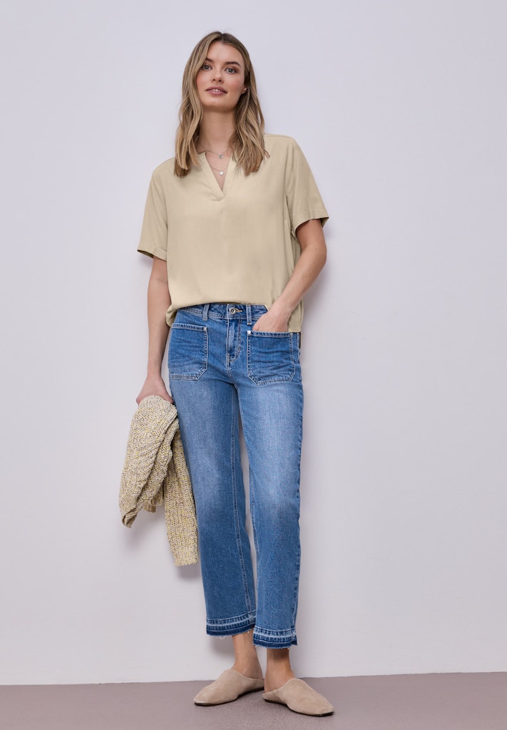 Street One Damen Blusen Cotton Be