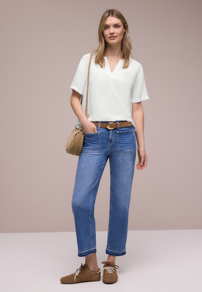 Street One Damen Blusen Off White