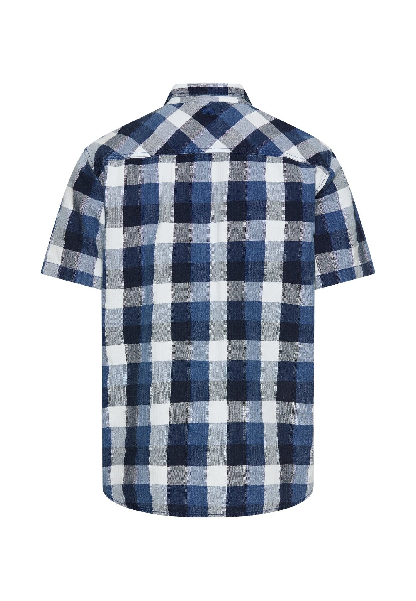 Camel active Herren Hemden kurz  Indigo Blue