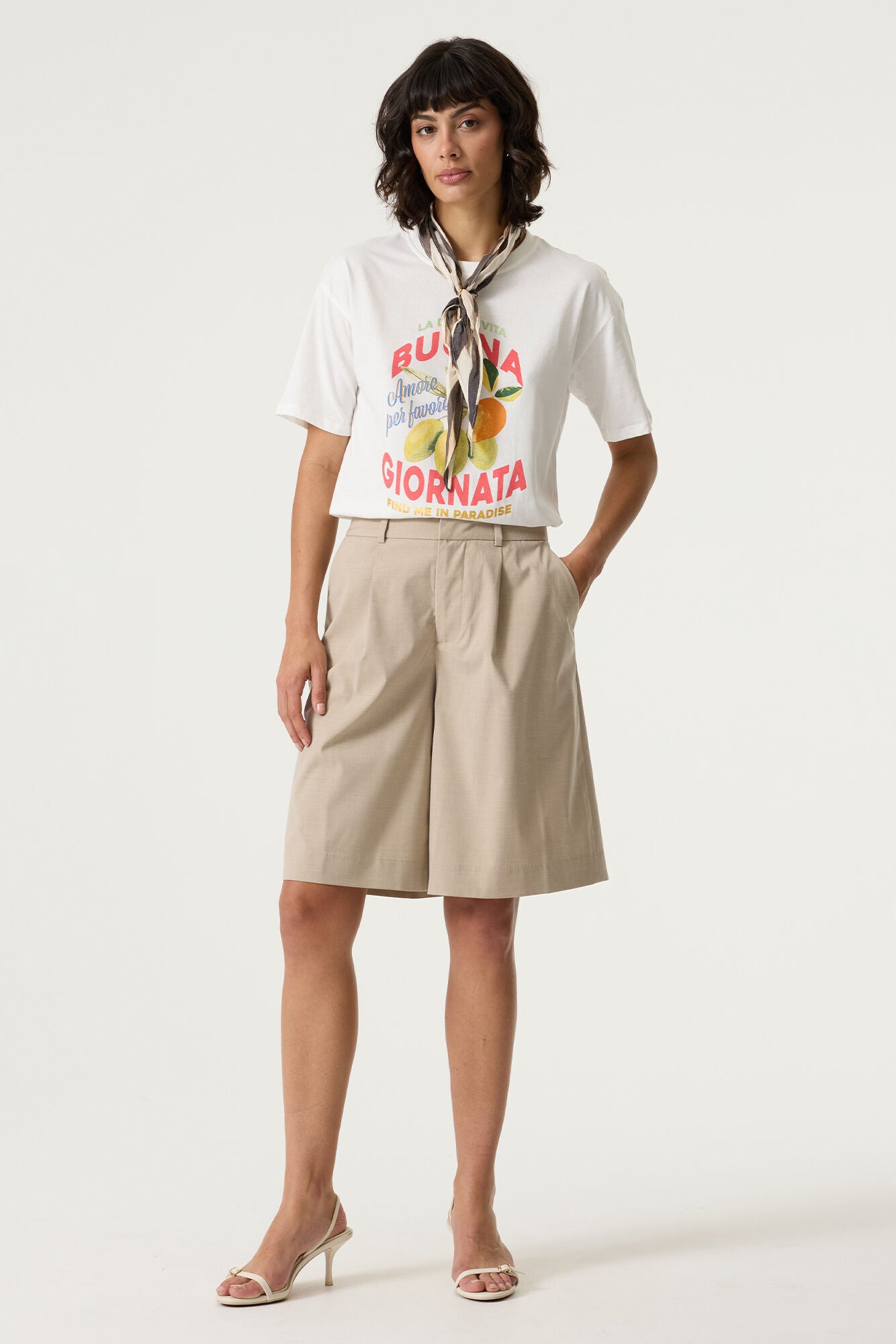 Garcia Damen Shorts Salt Sand