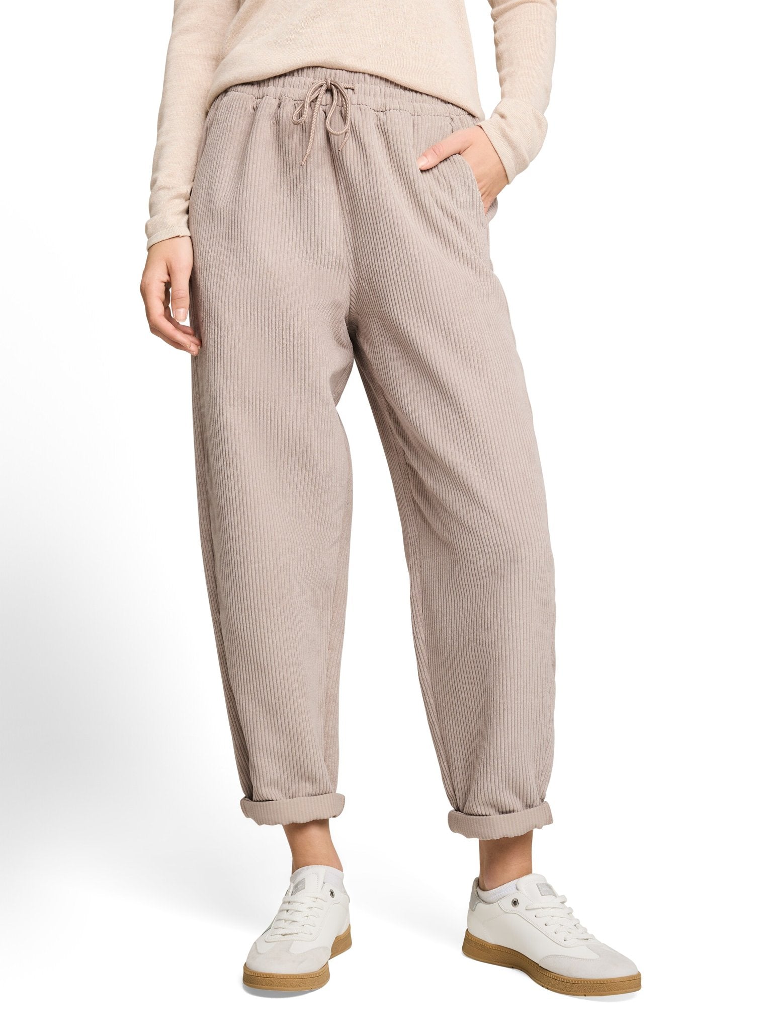 Tom Tailor denim Damen Hosen Atmosphere Beig