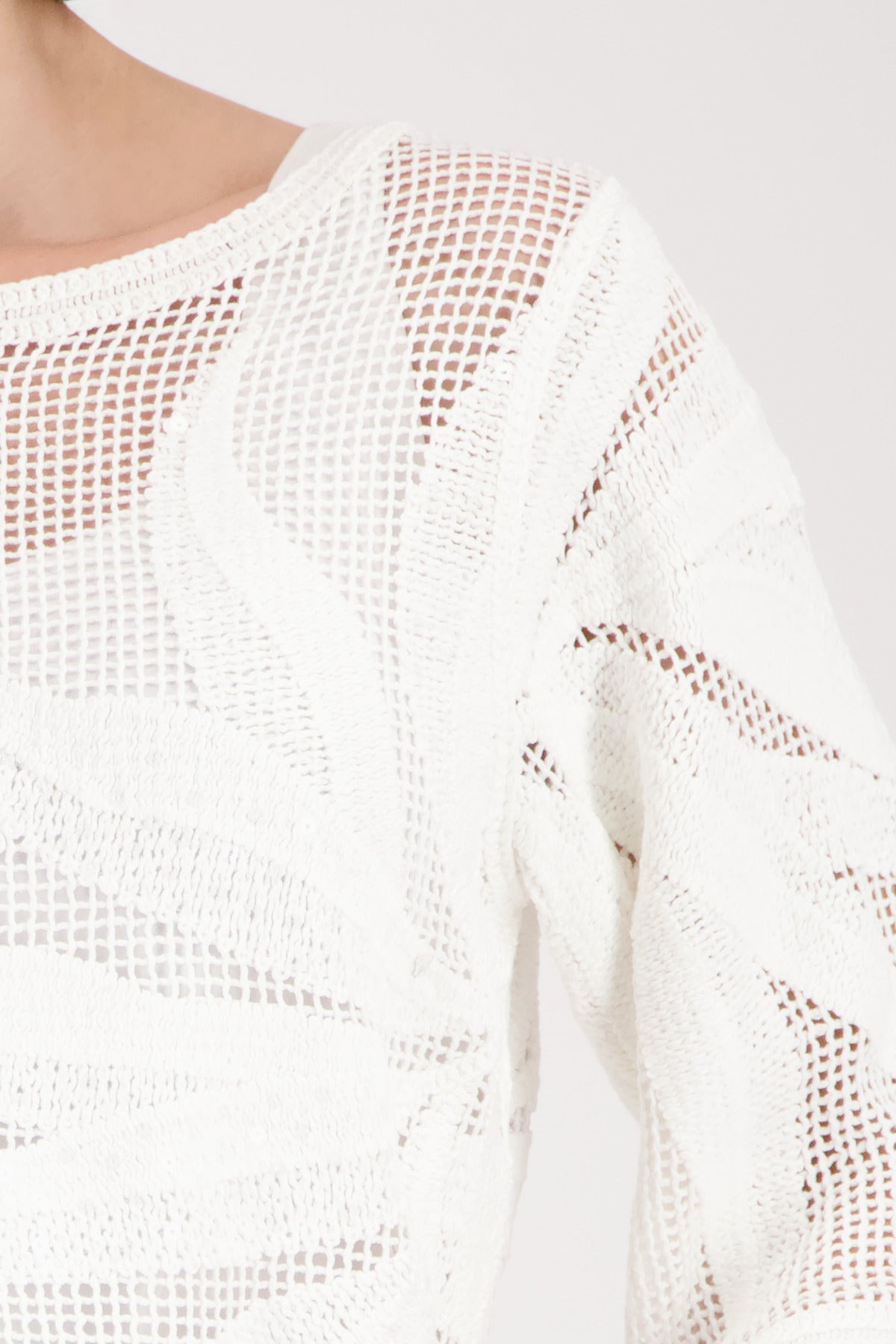 Monari Damen Pullover Cream
