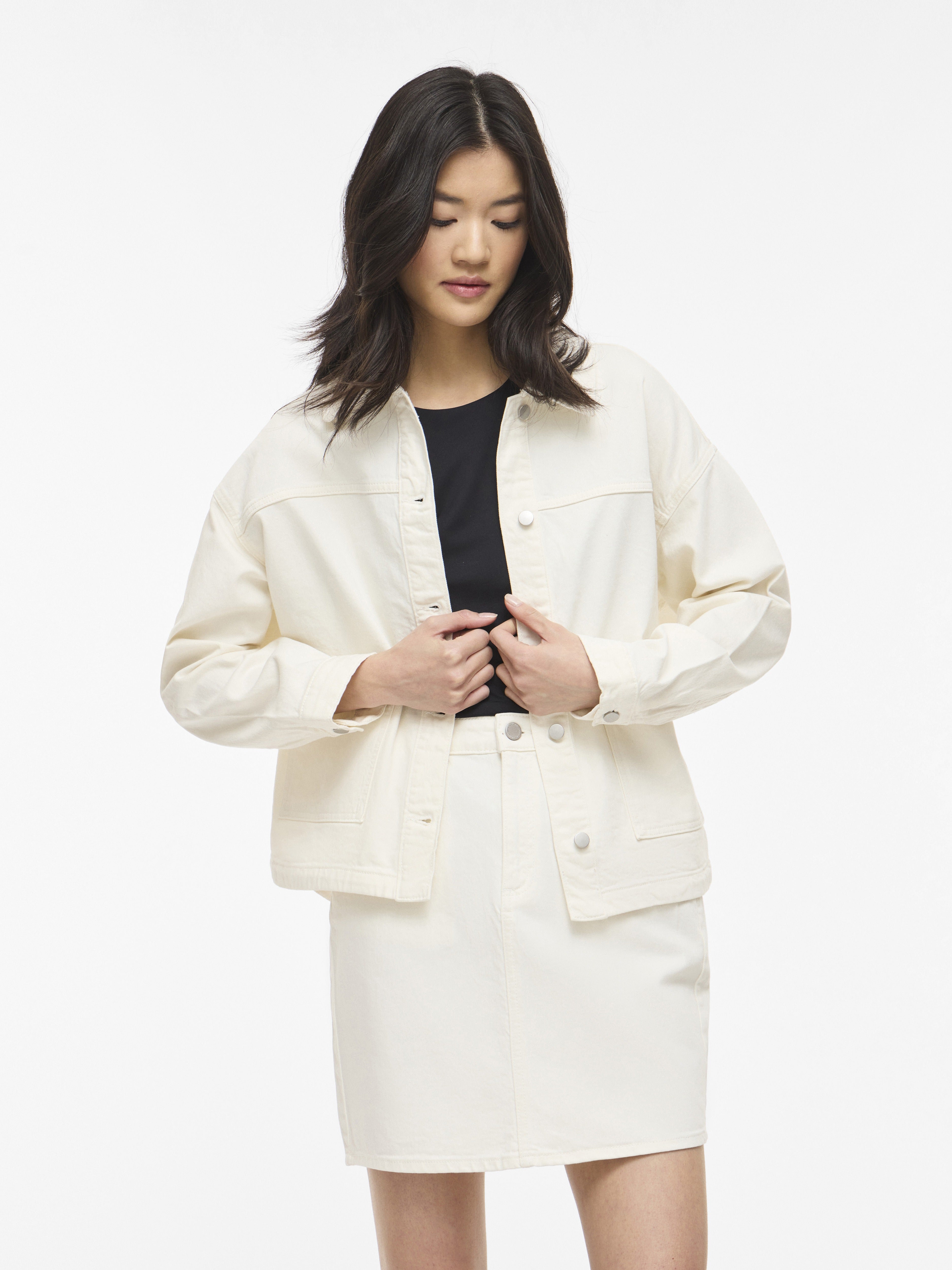 Jacke - Cloud Dancer Denim