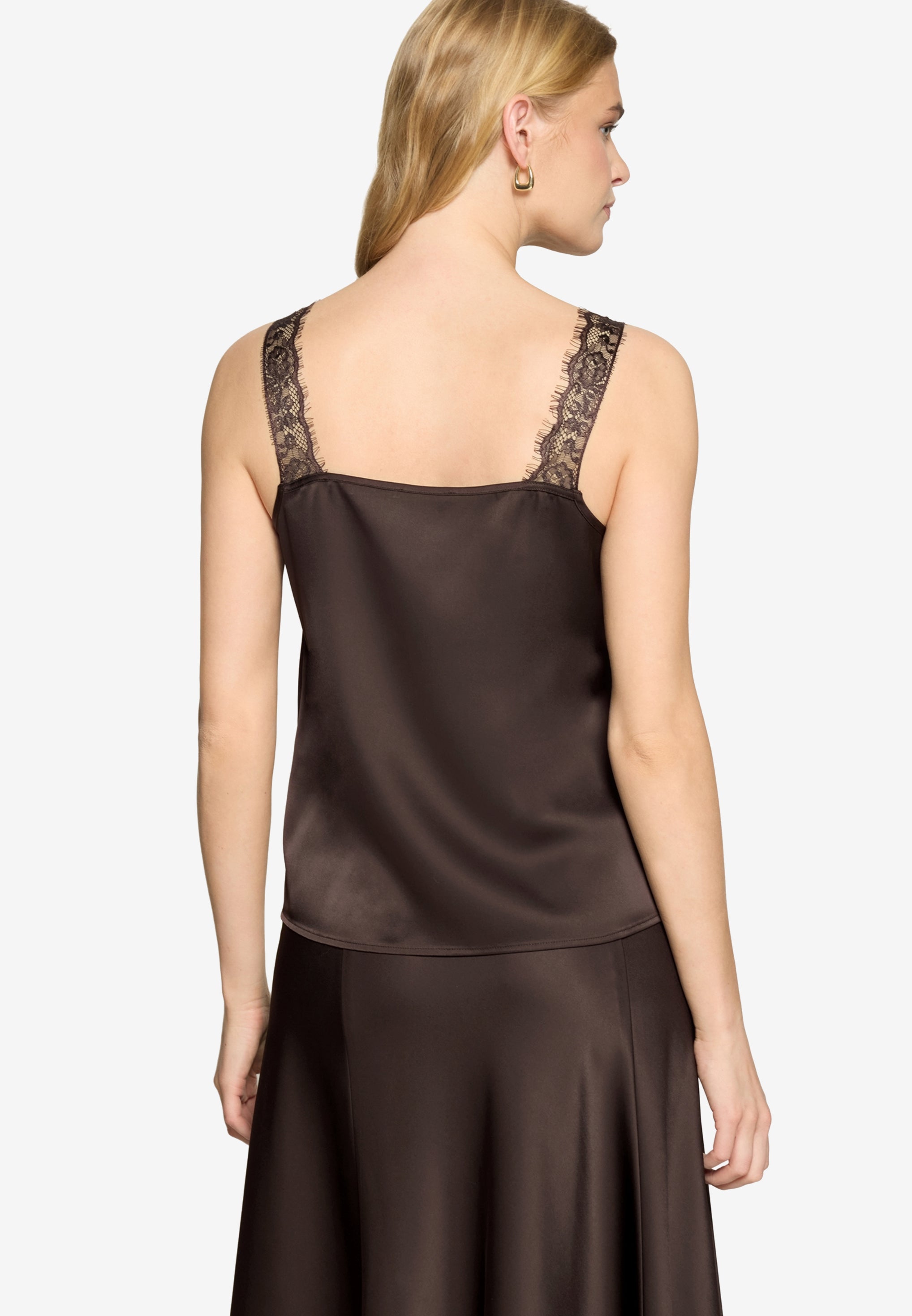 Zero Damen Blusen Chocolate Plum