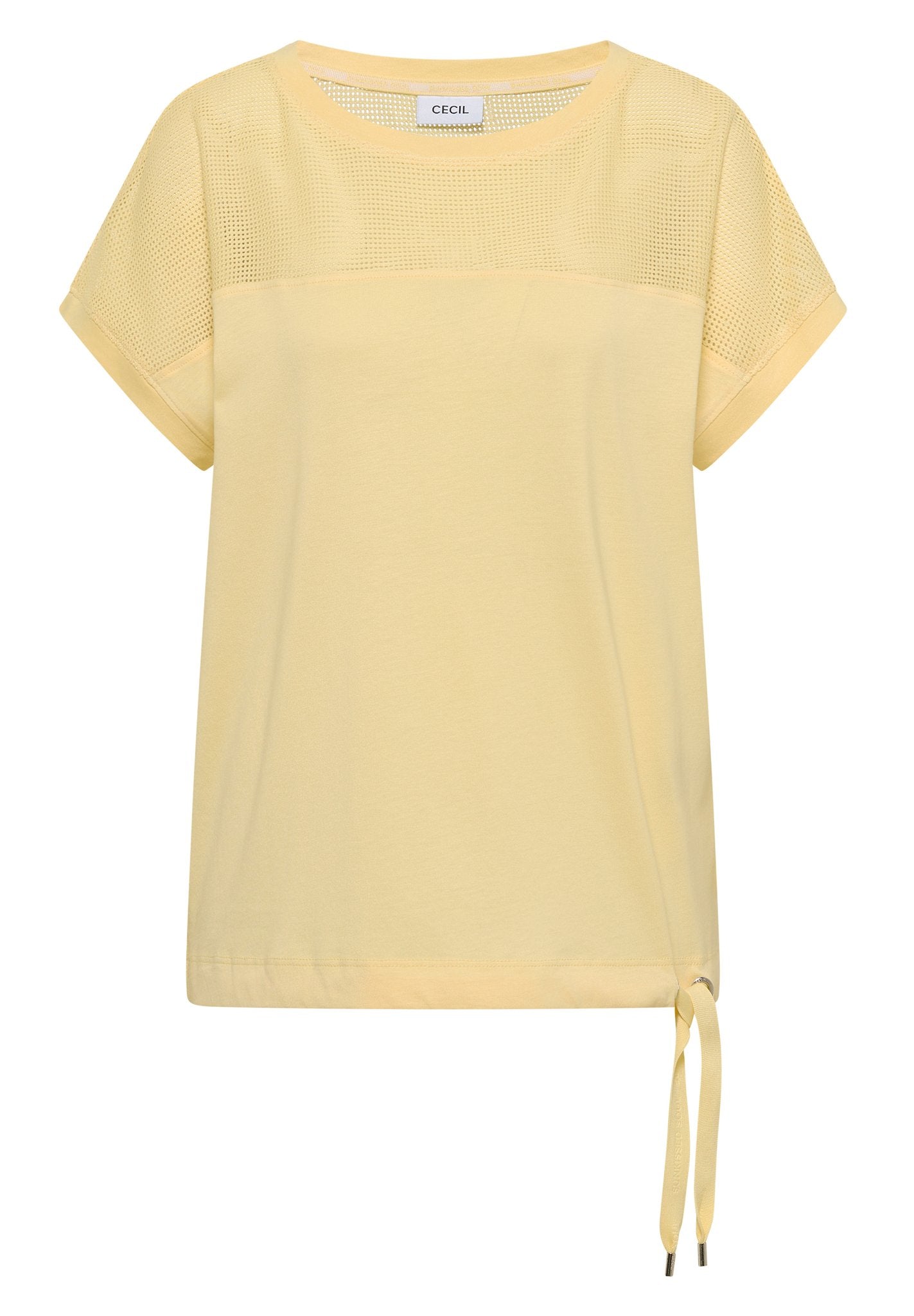 Cecil Damen T-Shirts  Buttermil