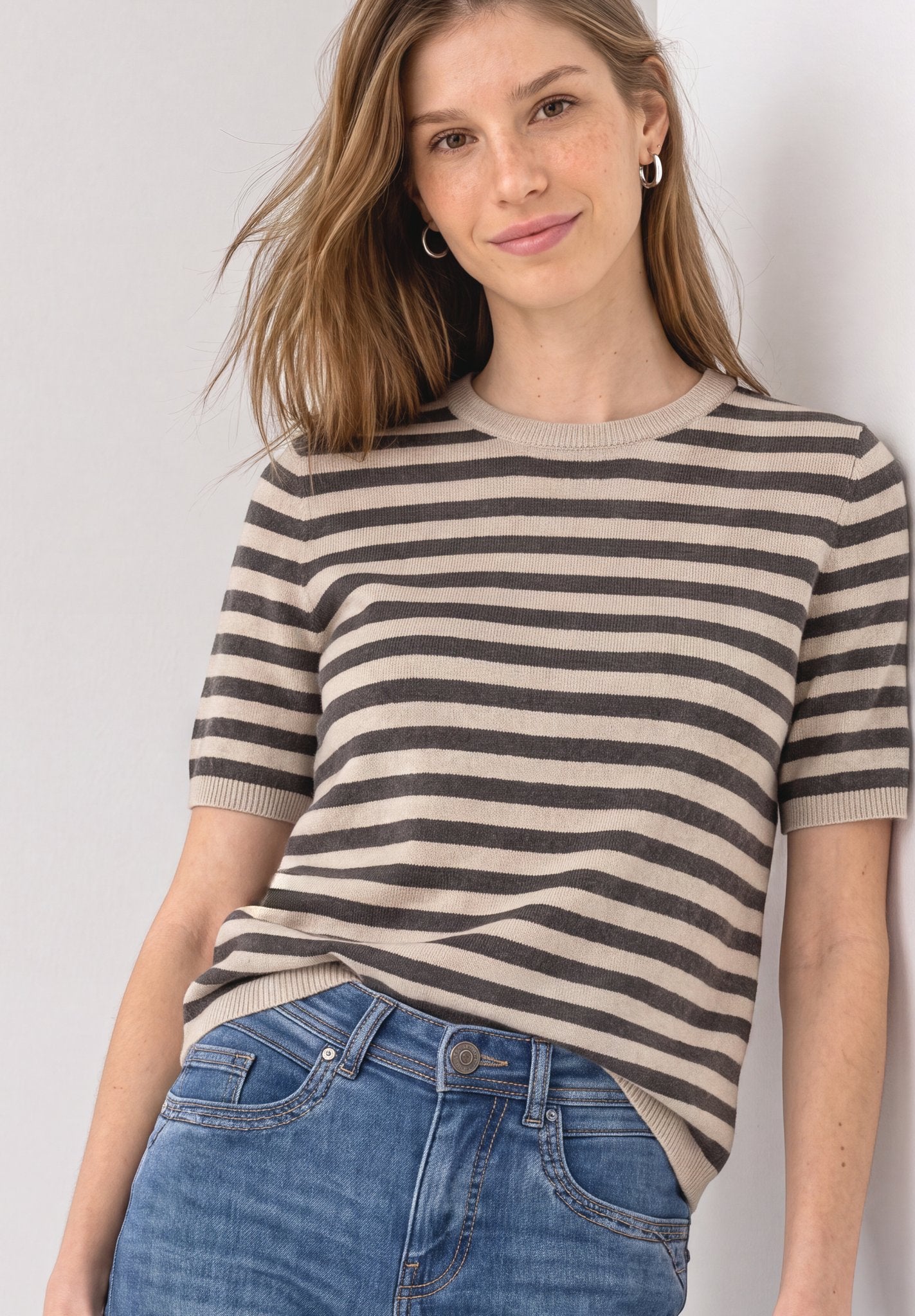 Street One Damen Pullover  Clay Sand