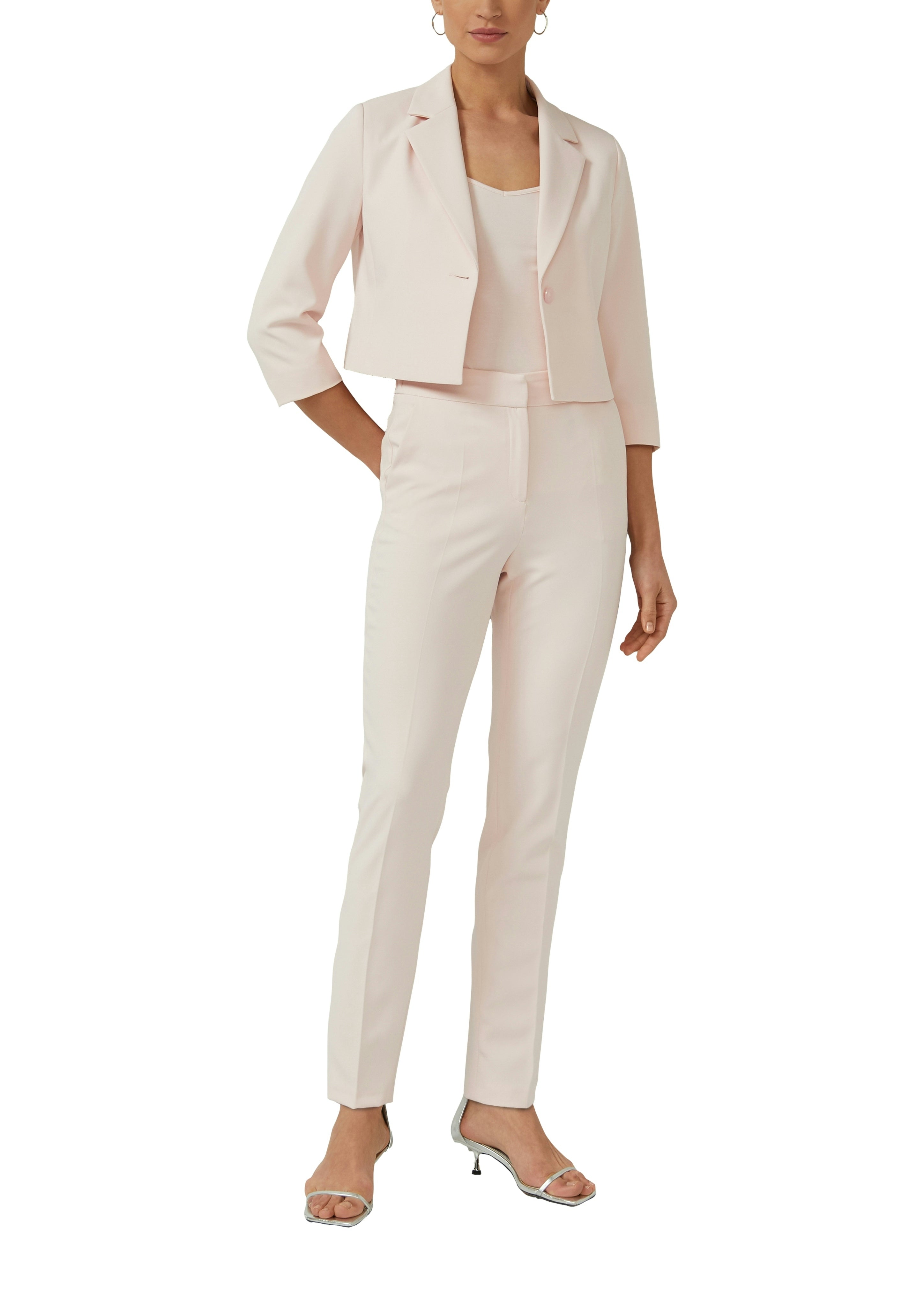 S. Oliver black Damen Hosen Lilac/Pink