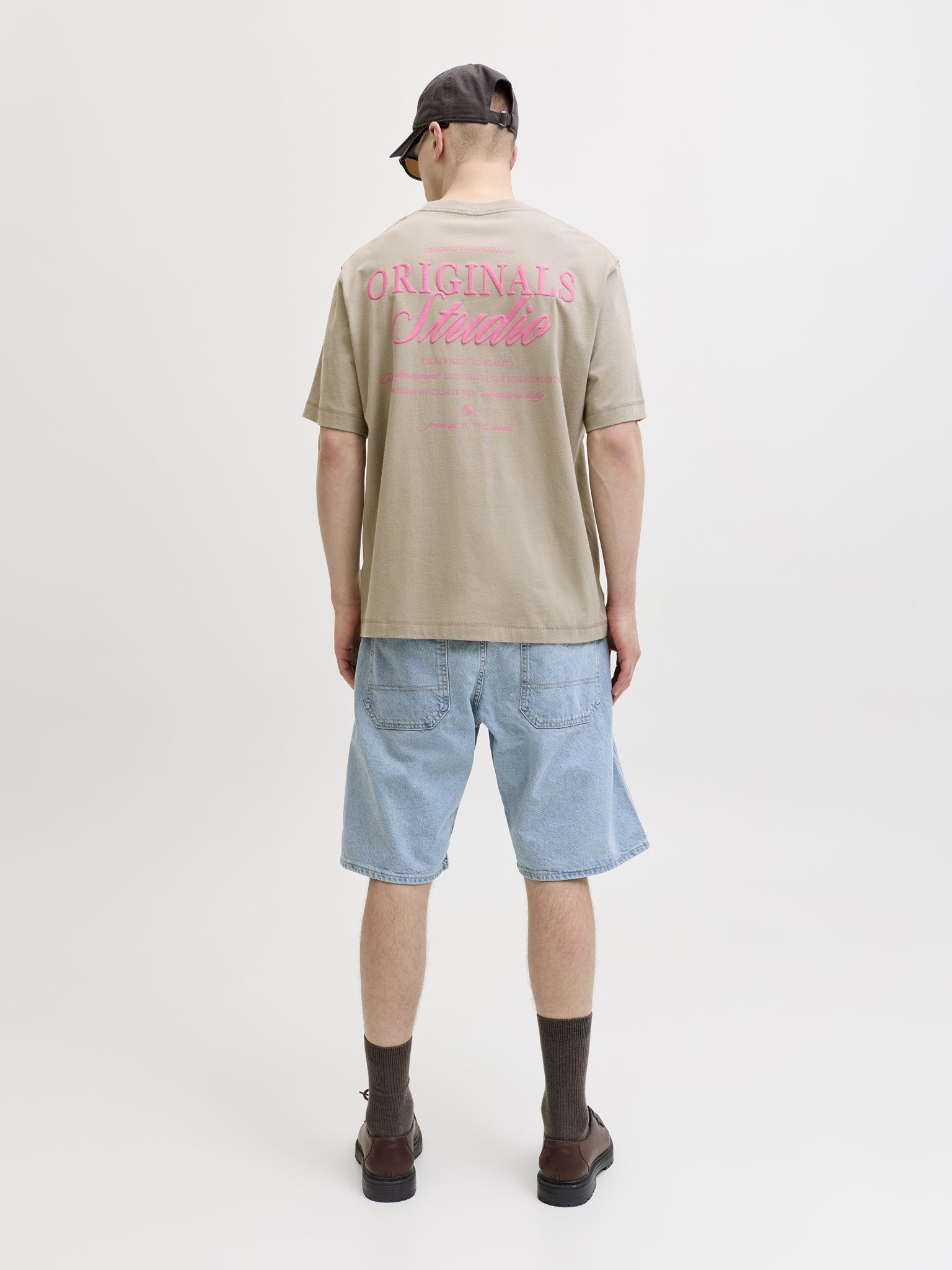 Jack & Jones Herren T-Shirts kurz Vintage Khaki/S