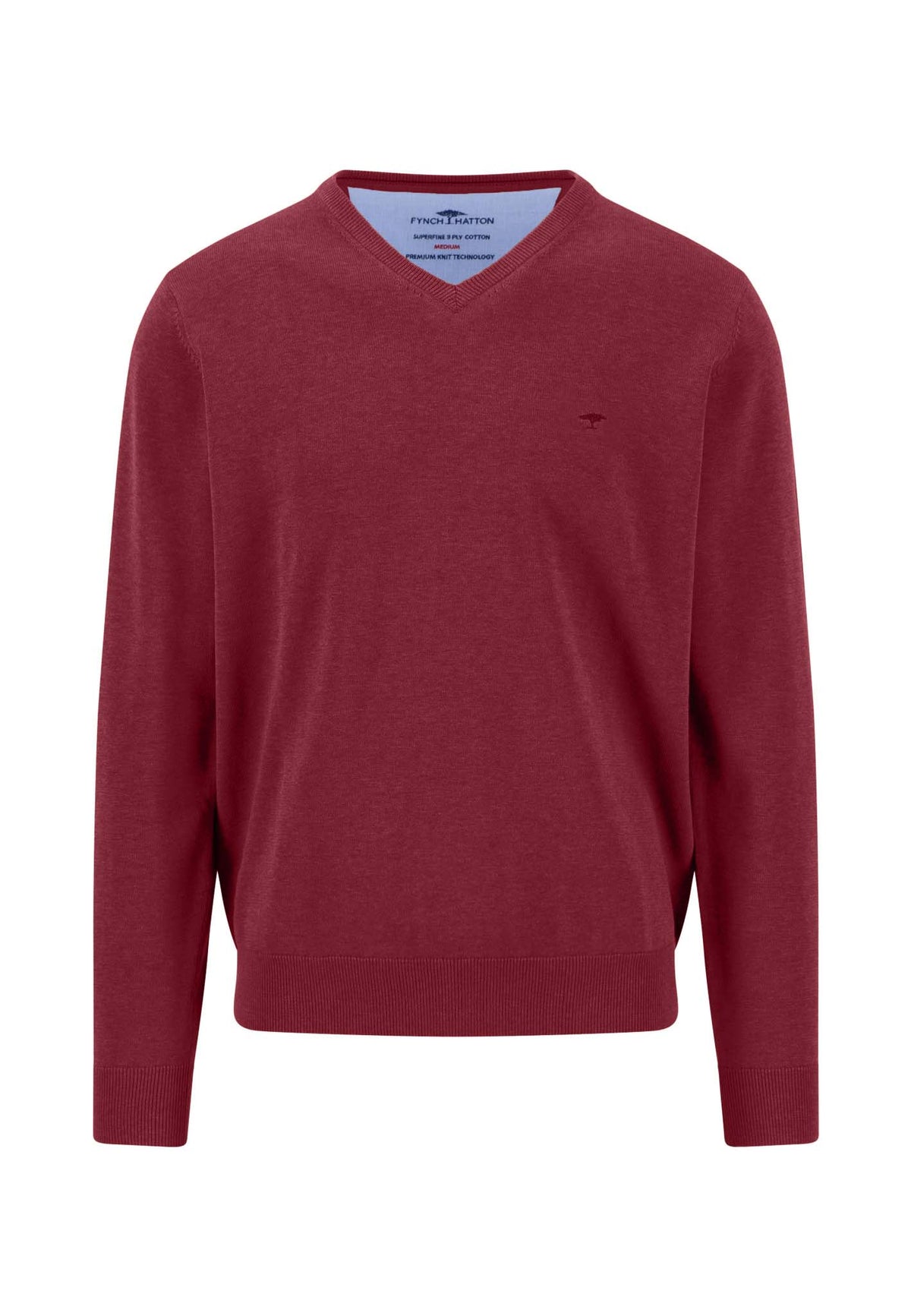 Fynch-Hatton Herren Pullover Brick