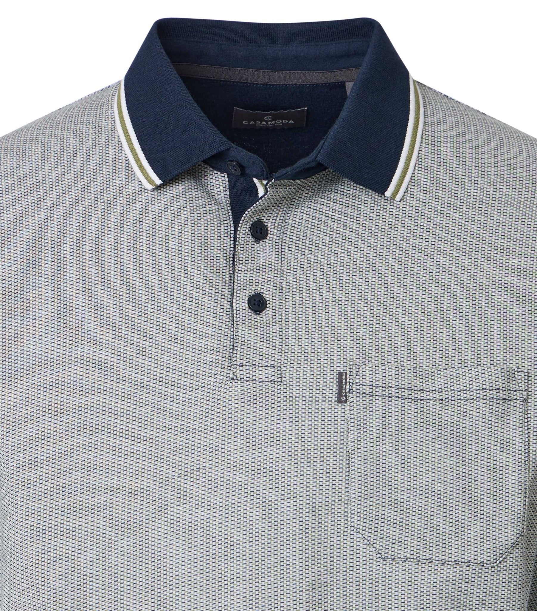 Casa Moda Herren Polo-Shirts  Gruen