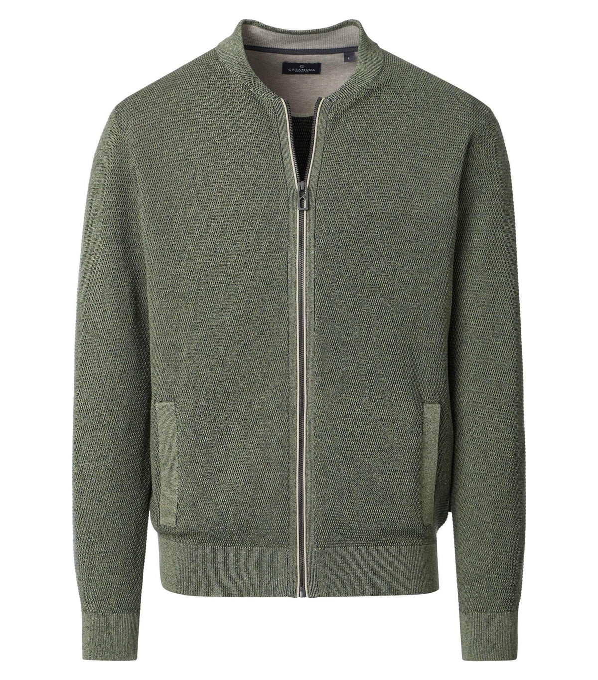 Casa Moda Herren Strickjacken  Gruen